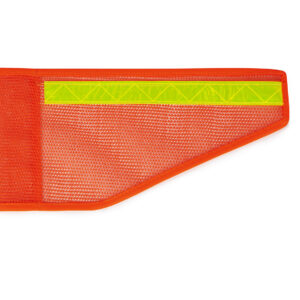 High-visibility safety flags for vehicles ensuring road safety