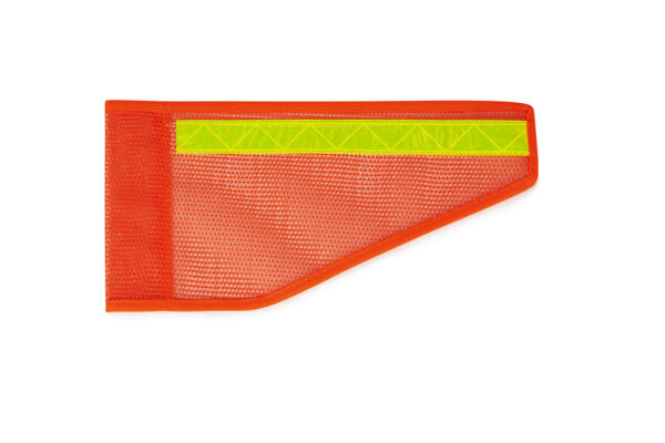 High-visibility safety flags for vehicles ensuring road safety